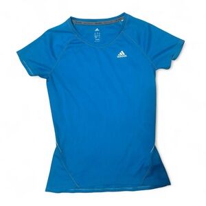 XS Adidas Climalite Bright Blue Tee